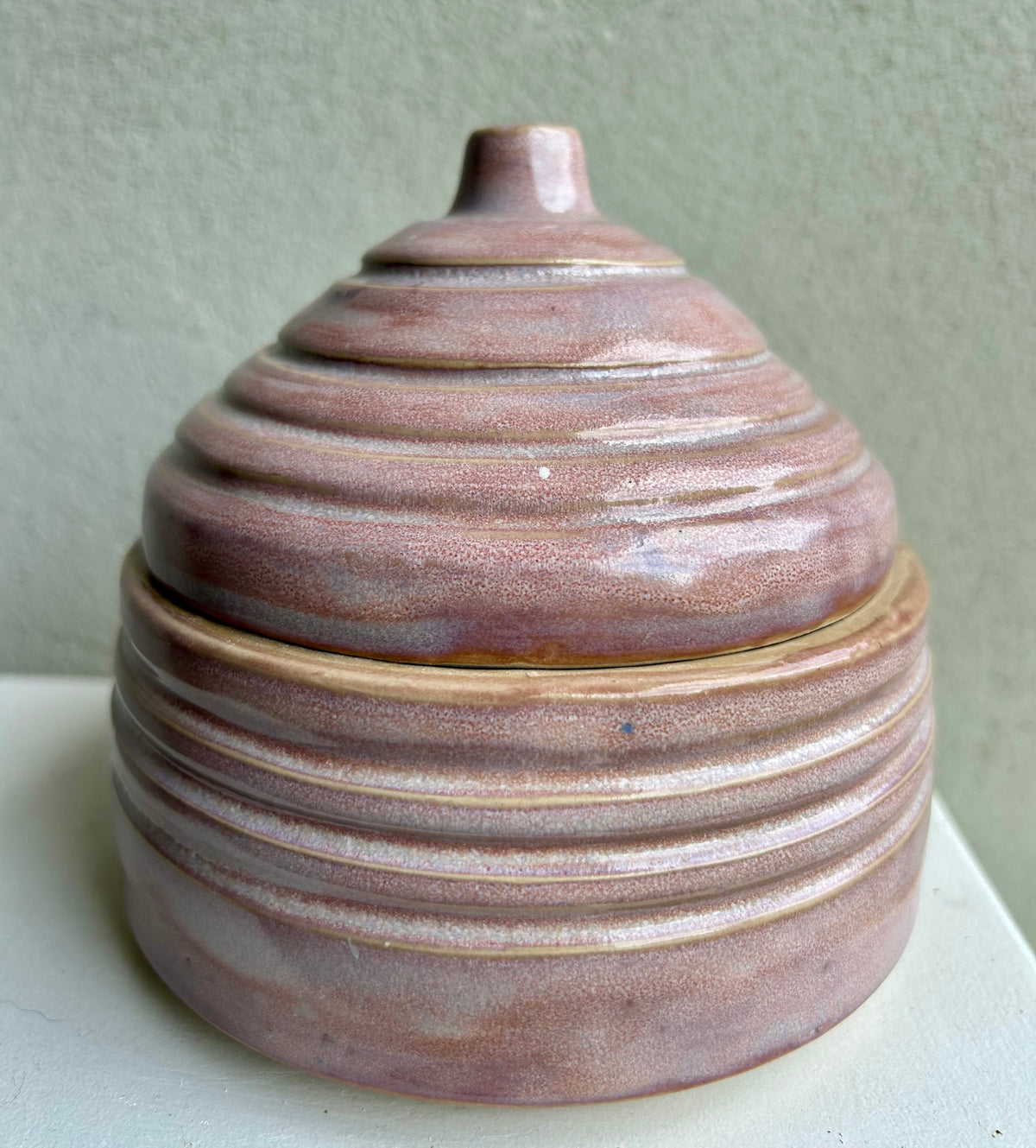 Purple lidded box