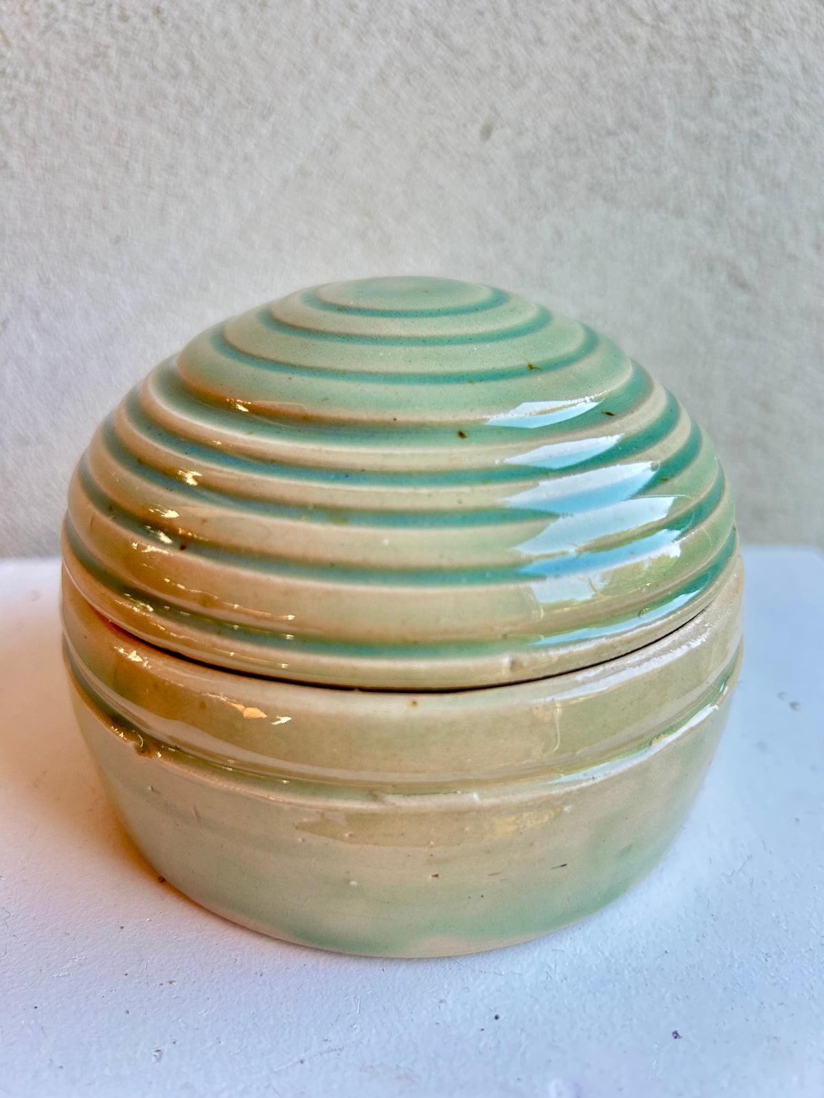 Green lidded box