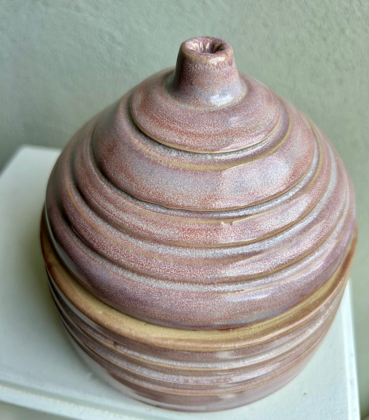 Purple lidded box
