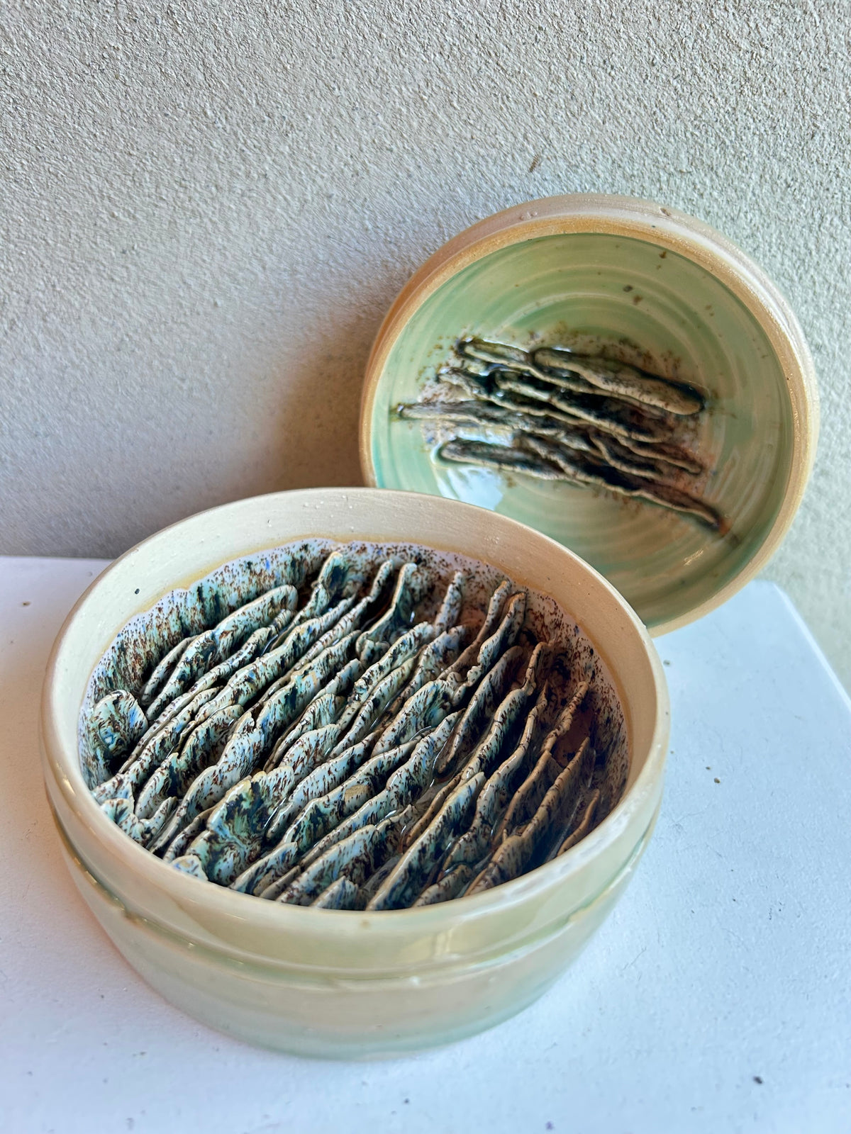 Green lidded box