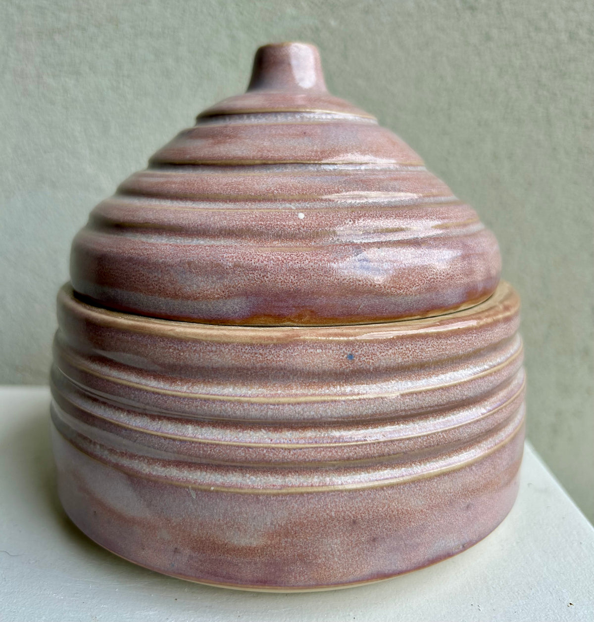 Purple lidded box