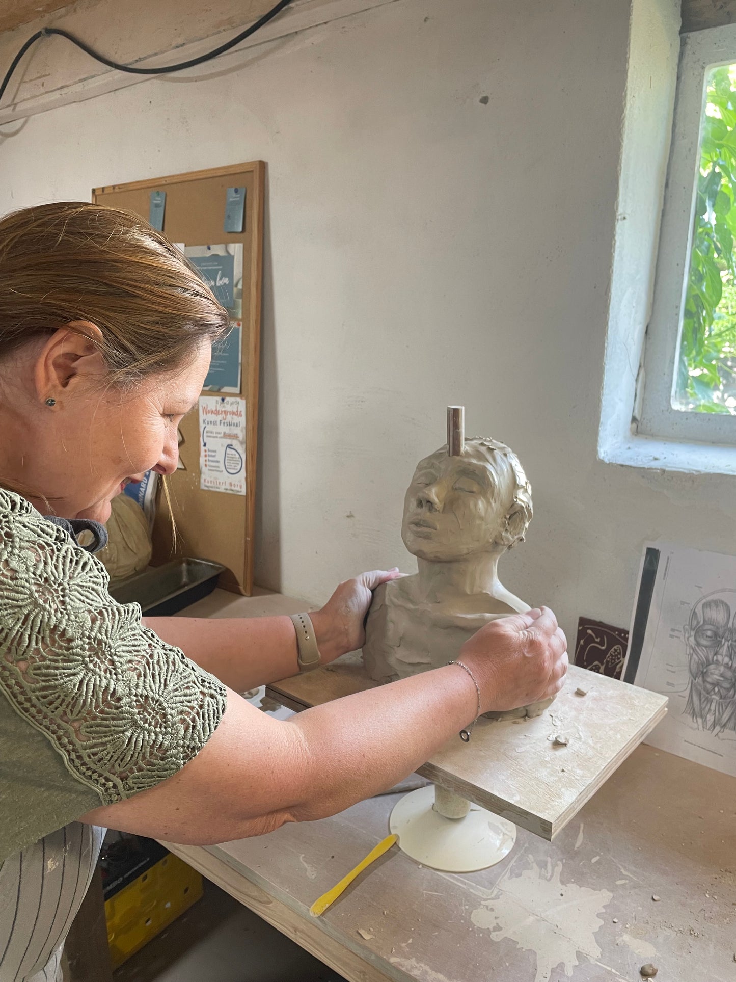 Boetseer techniek workshop