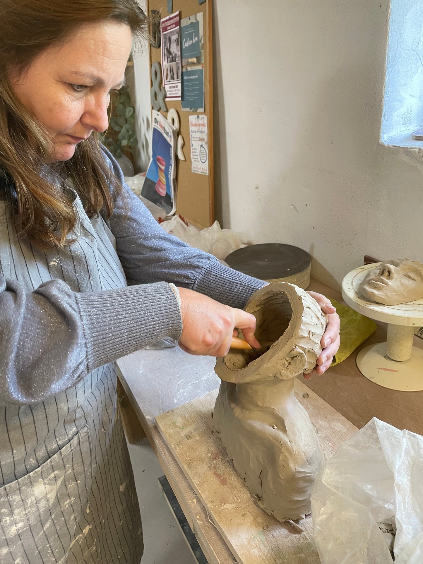 Boetseer techniek workshop